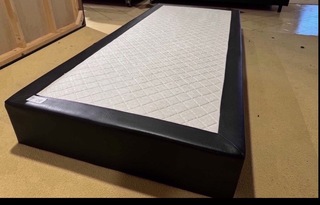 Losse boxspring, zwart